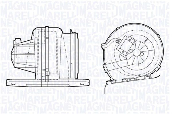 MAGNETI MARELLI Salona ventilators 069412709010